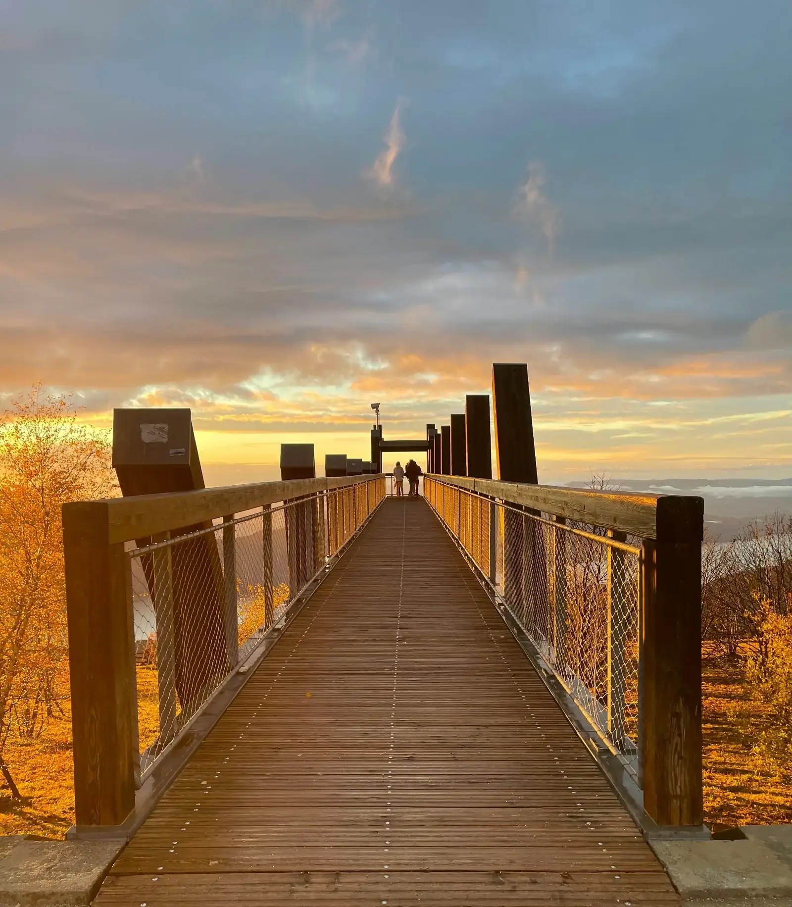 Coucher de soleil sur le lac du Bourget